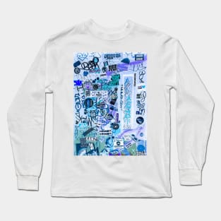 Graffiti Urban Tags Street Style Art Long Sleeve T-Shirt